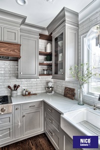 Nicocabinet tùy chỉnh tủ bếp sang trọng với đảo cho hiện đại Vòng nhà bếp tùy chỉnh tủ bếp - Product Image 2