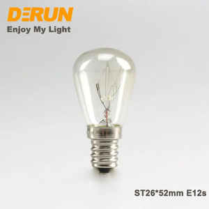 <span class=keywords><strong>Ampoule</strong></span> Incandescente pour <span class=keywords><strong>Lampe</strong></span> à <span class=keywords><strong>Sel</strong></span> Mini Transparente T20 T25 ST26 ST19 15W 25W Dépolie E12 E12S E14 110V 230V, INC-MINI-E12 - Product Image 3
