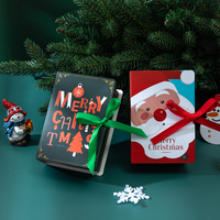 Offre spéciale Boîte à biscuits pour bonbons de Noël Boîtes en forme de livre Boîte à bonbons pour cadeaux de Noël pour articles promotionnels
