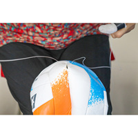 Ballon de volley-ball en PVC cousu à la machine, taille 5, toucher doux, confortable, pour entraînement en salle, vente en gros