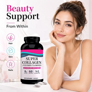 Comprimés de collagène 360 unités, fabricant OEM certifié GMP, soutient la santé des cheveux, de la peau, des ongles et des articulations, complément de collagène en poudre - Product Image 4