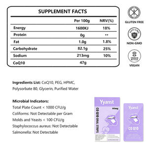 Tiras Orales de COQ10 OEM/ODM para Adultos - Suplemento Dietético de Disolución Rápida que Apoya la Salud del Corazón y la Absorción Rápida, Sin Gluten - Product Image 5