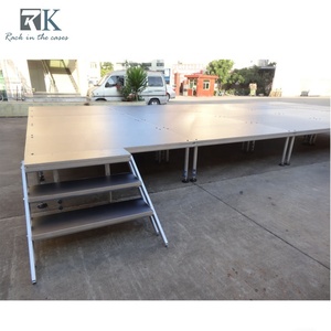 เวทีคอนเสิร์ตคุณภาพสูง เวทีอลูมิเนียมพร้อมขาปรับระดับความสูงและบันได - Product Image 6