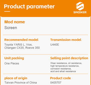 Filtre de transmission automatique U440E pour <span class=keywords><strong>Toyota</strong></span> <span class=keywords><strong>Yaris</strong></span>, Vios, Changan CX35, ROEWE 350, réparation de la boîte de transmission - Product Image 5