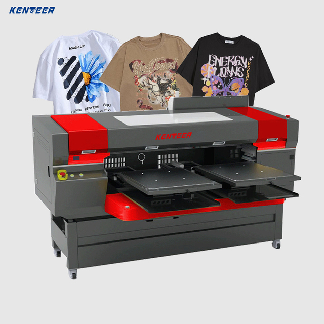 Kenteer Automatic DTG Inkjet Printer Dtg Printer T-shirt Printing Machine with Pretreat Direct to Garment Clothing Printing