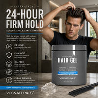 Gel Coiffant Marque Blanche pour Femmes et Hommes Hydratant Tenue Forte 24H Non-Écaillant Sans Huile Texturisant Longue Durée OEM ODM