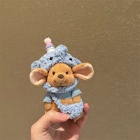2025 Offre Spéciale Kawaii petite souris Super doux en peluche ours en peluche porte-clés doux animaux en peluche jouets PP coton porte-clés en peluche poupée