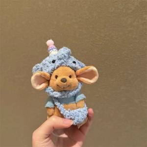 2025 Offre Spéciale <span class=keywords><strong>Kawaii</strong></span> petite souris Super doux en peluche ours en peluche porte-clés doux animaux en peluche jouets PP coton porte-clés en peluche poupée - Product Image 2