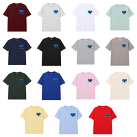 T-shirt personnalisé brodé pour personnel d'hôpital vétérinaire, motif animal, avec logo cœur et nom, 100 % coton, pour uniforme de clinique vétérinaire