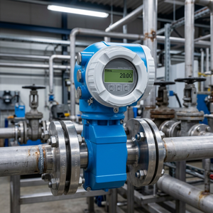 Débitmètre Promag P300 5P3B80 DN80 E+H, précision 0,5 %, connectivité 4-20 mA/HART/Modbus, entrées/sorties multiples configurables - Product Image 1