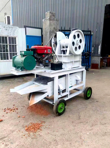 Concasseur à mâchoires de haute qualité PE250*400 20T/H, concasseur à mâchoires portable avec tamis - Product Image 2