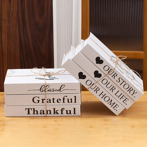 Livres décoratifs, faux livres, boîtes à livres, décoration intérieure, présentoir pour café, salle d'exposition, accessoires de photographie, modèles de livres, boîte à livres pliable - Product Image 3