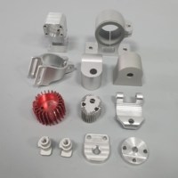 Composants en aluminium usinés sur commande par CNC, pièces mécaniques en aluminium anodisé dur