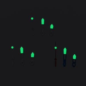 תנועה מכנית אוטומטית שעון הידיים מתאים nh35 nh36 nh36 nh34 תנועה שעון ידיים 28.5 מ "מ חיוג ידיים ידיים ידיים ירוקות בהירות - Product Image 6