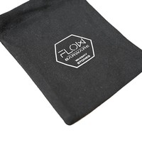 Pochette de luxe en daim rose recyclable avec cordon de serrage pour le rangement de bijoux, montres, pierres précieuses, lunettes et colliers
