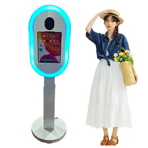 Aro de Luz Multifuncional con Soporte Tipo Paraguas para Selfies y Paisajes, Blanco, Bloqueable, para DSLR, Salsa, iPad, Photo Booth - Product Image 1