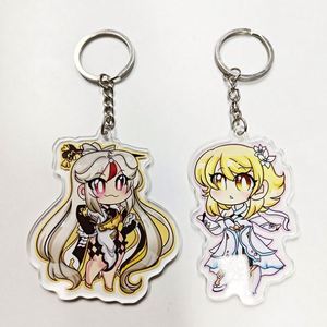 MOQ <b>Custom</b> Printed Logo Acrylic Pendant Cool <b>Keychain</b> with Blank Key Chain and Charm for Crystal Key Chain Collection - Product Image 1