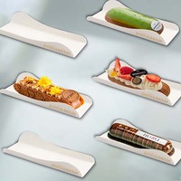 Plateau à éclair épais de haute qualité pour pâtisserie et support à tacos