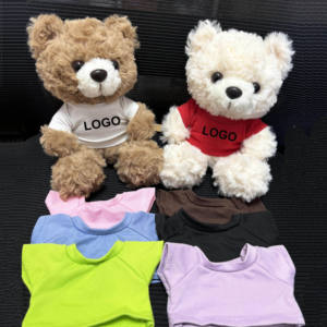 Orsacchiotto di Peluche di Buona Qualità da 16CM con Maglietta Personalizzabile, Simbolo del Paese, per Regali Promozionali Aziendali - Product Image 6