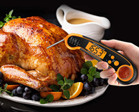 Termometer daging baca instan tahan air, Digital memanggang dan memasak, termometer makanan untuk Dapur dan luar, BBQ, Turki, permen
