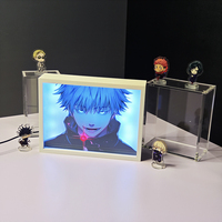 Lampe Anime Acrylique Personnalisée d'Usine pour Bureau, Boîte Lumineuse LED Acrylique Anime