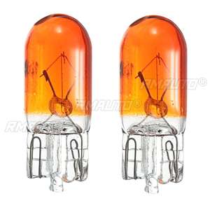 10 Luces Halógenas para Auto W5W T10 194 158, 12V 5W, Color Ámbar/Naranja, Lámpara de Lectura, Luces Interiores - Product Image 4