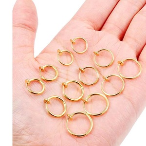 Boucles d'oreilles rétractables à clipser, sans perçage, fausse boucle d'<span class=keywords><strong>oreille</strong></span> pour femmes et hommes, style <span class=keywords><strong>cartilage</strong></span>, sans trous d'oreilles - Product Image 5