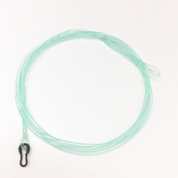 Ligne de Leader de pêche à la carpe de 1M, Mono/tressé/fluorocarbone/Nylon avec Clip facile, noyau de plomb pivotant QC