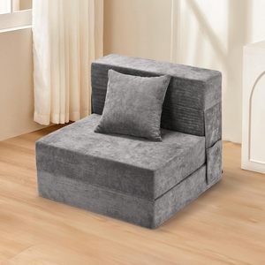 Canapé-lit pliable Chaise-lit convertible avec oreiller en mousse à <span class=keywords><strong>mémoire</strong></span> <span class=keywords><strong>de</strong></span> <span class=keywords><strong>forme</strong></span> haute densité Canapé pliant Canapé <span class=keywords><strong>futon</strong></span> - Product Image 1