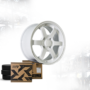 Rueda de Aleación de Aluminio para Auto 3R de 15 Pulgadas, Blanca, TE37 Saga S-Plus 4H100 ET40, Multirradio, Superligera, Exportación a Malasia 03235-V3 - Product Image 3