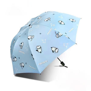 Paraguas <span class=keywords><strong>de</strong></span> sol plegable automático personalizable con patrón recto <span class=keywords><strong>de</strong></span> impresión <span class=keywords><strong>de</strong></span> dibujos animados para regalos <span class=keywords><strong>de</strong></span> negocios Paraguas para la <span class=keywords><strong>lluvia</strong></span> - Product Image 2