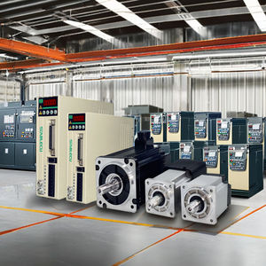Ngành công nghiệp ứng <span class=keywords><strong>d</strong></span>ụng 220V mô-men xoắn cao 3KW để 5KW điều khiển và động cơ servo Kit mã hóa động cơ servo 130 Mét mặt bích RS485 thông tin liên lạc - Product Image 2