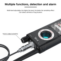 Détecteur de signaux RF K18 Mini, traceur GPS, détecteur de caméras cachées multifonction, alarme personnelle rechargeable au lithium 90 dB, 8-10