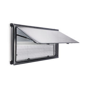 Fenêtre d'angle droite pour remorque 500*350MM, fenêtre <span class=keywords><strong>de</strong></span> <span class=keywords><strong>remplacement</strong></span> en acrylique pour <span class=keywords><strong>caravane</strong></span> avec mécanisme d'ouverture à pousser et moustiquaire - Product Image 5