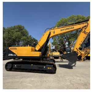 Machine d'excavatrice lourde sur chenilles Hyundai 220LC-9S d'occasion la plus basse avec composants de base à bas prix du moteur Cummins - Product Image 3