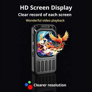 เครื่องเล่น MP3 แบบพกพาพร้อมลำโพงในตัว ดีไซน์แบบคลิปหนีบ บันทึกเสียงได้ วิทยุ FM เสียงคุณภาพสูง อุปกรณ์เสียงอเนกประสงค์ - Product Image 3