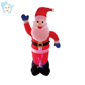 Luz Led 3D de 6 pies y 1,8 m, personalizado, para exteriores, césped, Navidad, inflable, Papá Noel, color negro - Product Image 3