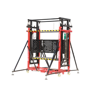 छोटे फोल्डेबल 1-10 मीटर इलेक्ट्रिक मचान लिफ्ट प्लेटफॉर्म 110 वी मोबाइल इलेक्ट्रिक लिफ्टिंग मचान - Product Image 4