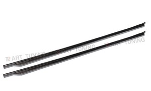 Faldones laterales de fibra de carbono Real para bmw serie 5, embellecedores de extensiones, parachoques lateral, f10, m5 - Product Image 6