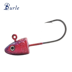 3,5G-10G verde sábalo plano Swimbait Jig Head pesca señuelo pesca amarillo bajura plomo Jighead gancho - Product Image 1