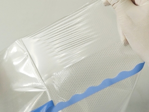 Cinta de silicona autoadhesiva transparente de PU a precio de fábrica, rollo jumbo de lámina de silicona, amigable con la piel, para apósitos de heridas - Product Image 4