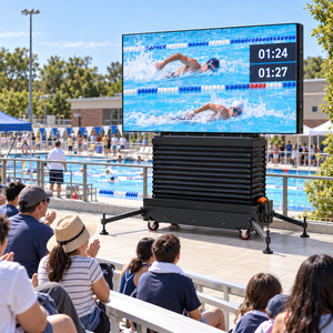 Pantalla LED P5 Práctica para Exteriores con Ruedas, Reutilizable, para Transmisión de Puntuaciones en Eventos Deportivos Amateurs, Alquiler para Partidos - Product Image 3