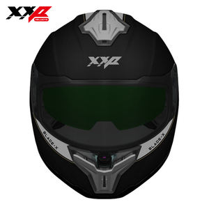 Casques de moto intégraux NEUFS avec grand spoiler, visière transparente, toutes saisons, boucle à dégagement rapide, XXL BLADE-X SOLID DOT ABS XXP XXP - Product Image 2