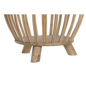 Ensemble de jardinières en bambou - Lot de 2 - 35x35x37cm - Brun clair naturel - Product Image 1