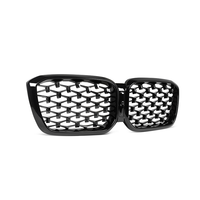 Calandre avant style diamant noir brillant pour BMW X3 G01 G08 X4 G02 LCI ABS Vente en gros