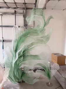 Décor <span class=keywords><strong>de</strong></span> mariage D311 : Grandes fleurs géantes blanches sur pied pour allée <span class=keywords><strong>de</strong></span> mariage, accessoires <span class=keywords><strong>de</strong></span> décoration <span class=keywords><strong>de</strong></span> mariage <span class=keywords><strong>de</strong></span> luxe à <span class=keywords><strong>vendre</strong></span> - Product Image 2