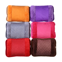 Sac d'eau chaude électrique coloré portatif de prix usine avec le chauffe-mains rechargeable par USB de couverture de peluche