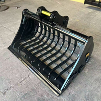 Bucket Skeleton Excavator RSBM untuk CAT 330 336 340, Bucket Penyaring Tugas Berat untuk Pembongkaran