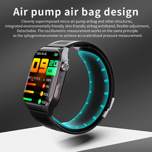 Smartwatch F520 Pro con Display da <span class=keywords><strong>2</strong></span>,<span class=keywords><strong>1</strong></span> Pollici, Cinturino Staccabile con Airbag, Chiamata SOS, Monitoraggio ECG e HRV per Assistenza a Distanza - Product Image 3