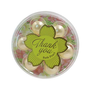 Boules de bain perlées à étiquette privée OEM, bombes de bain parfumées, hydratantes et apaisantes, emballées individuellement, cadeau d'anniversaire pour petite amie - Product Image 4